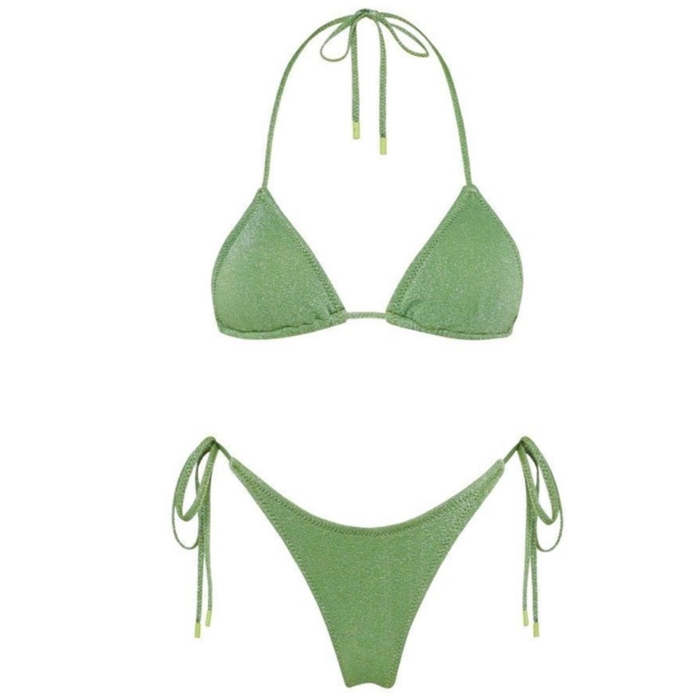 Triangl Swim Vinca Top & Bottom Fawn Sparkle